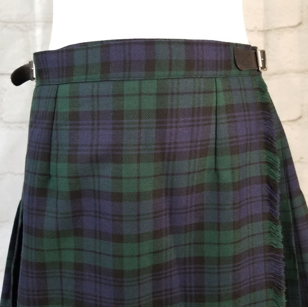 McCarthy 18 Black Watch Tartan Plaid Uniform Skirt - Picture 3 of 11